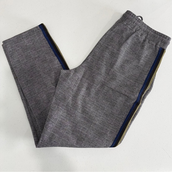 NWT Anthropologie Maeve Bettie Tapered Trousers Houndstooth Stripe Pants - Picture 3 of 8